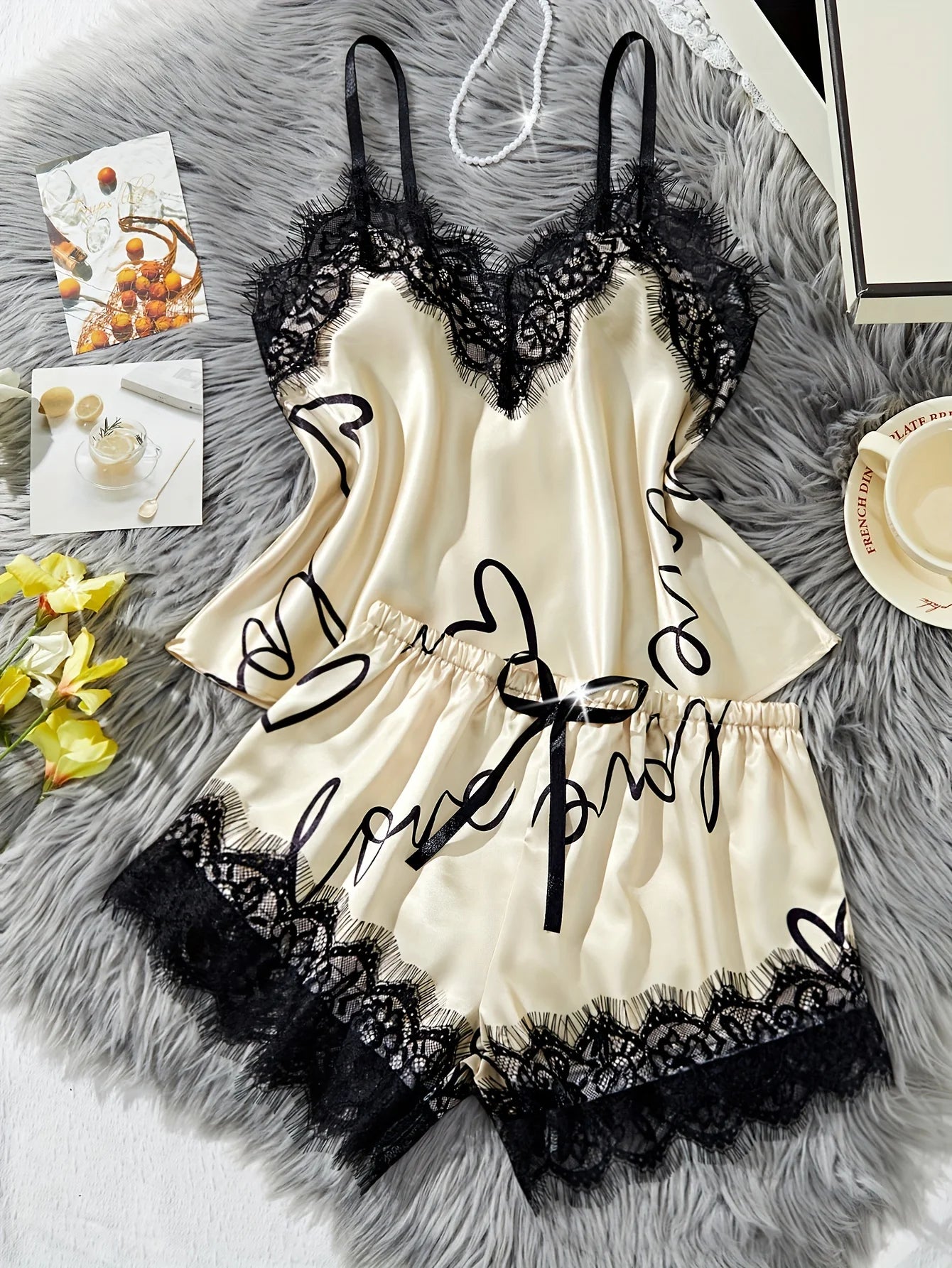 Women‘s Silk Pajamas Set