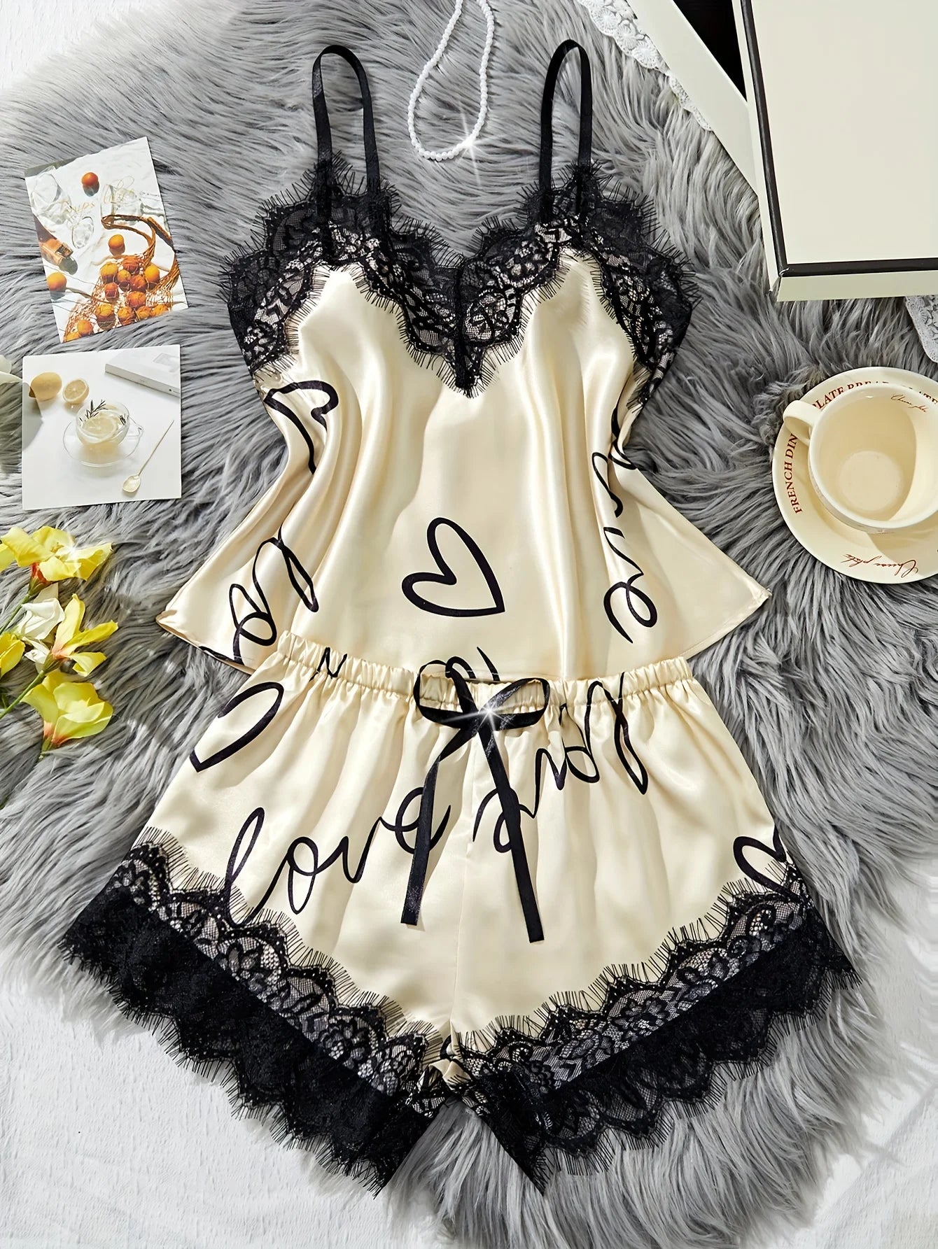 Women‘s Silk Pajamas Set