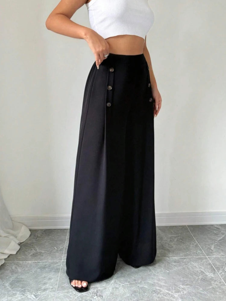High Waist Wide Leg Pants