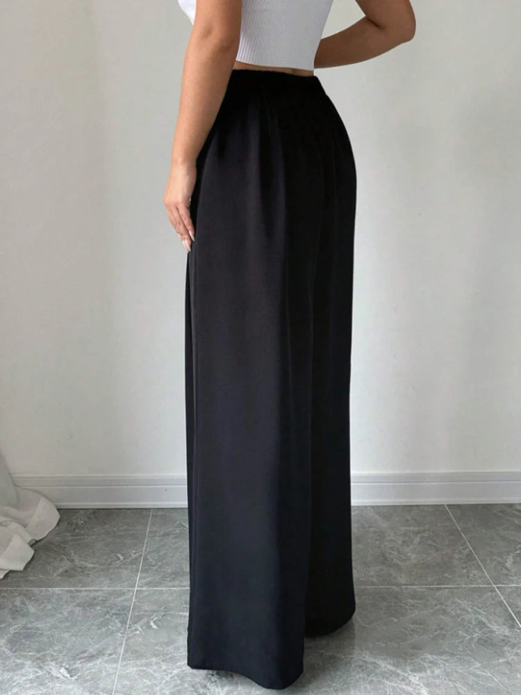 High Waist Wide Leg Pants