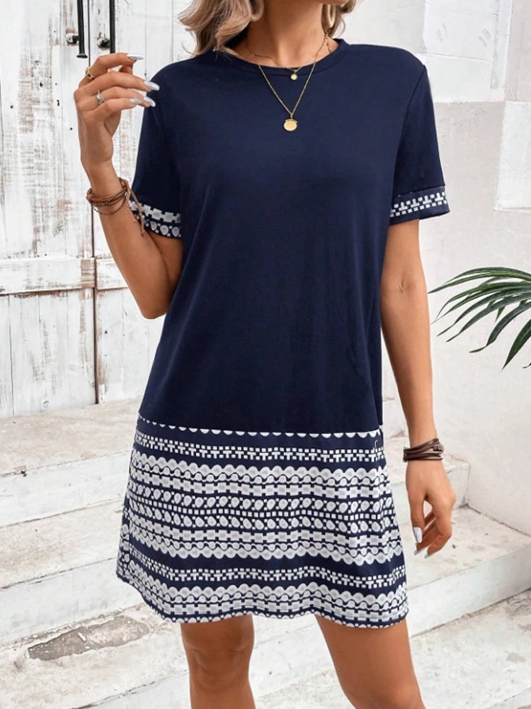 Women's Short Sleeve Bodycon Dress