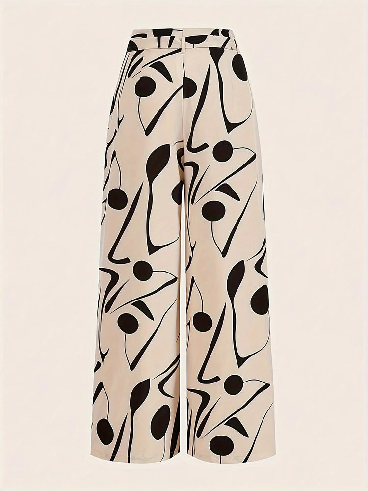 Ladies Abstract Print Belt