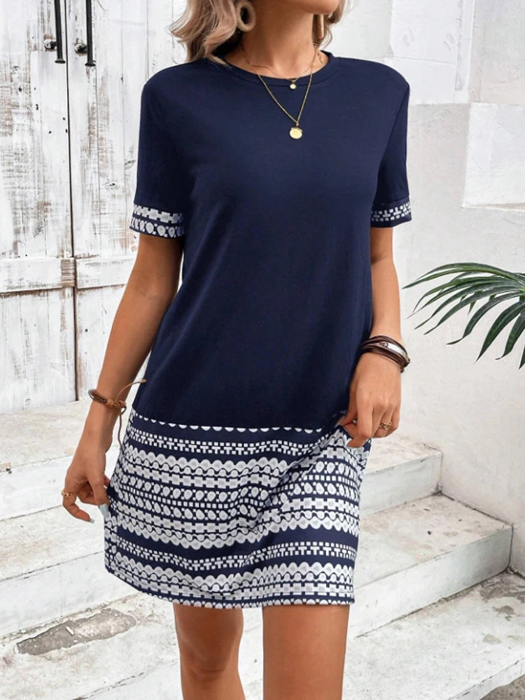 Women's Short Sleeve Bodycon Dress