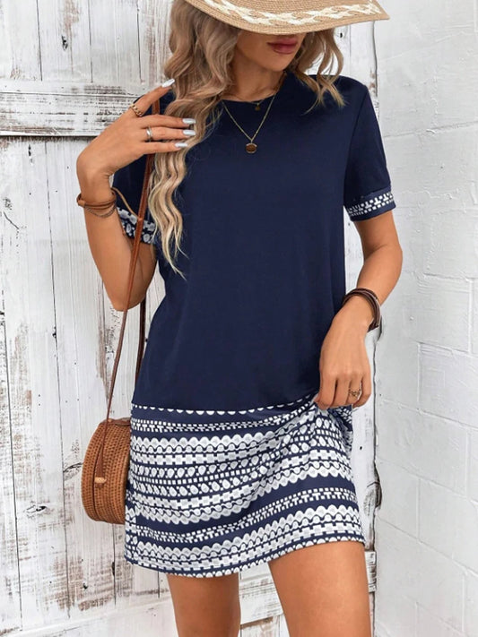 Women's Short Sleeve Bodycon Dress